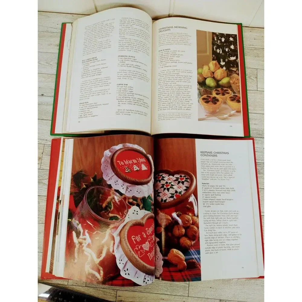 Lot of 2 - Creative Ideas for Christmas - 1986 1987 (American Country Christmas)
